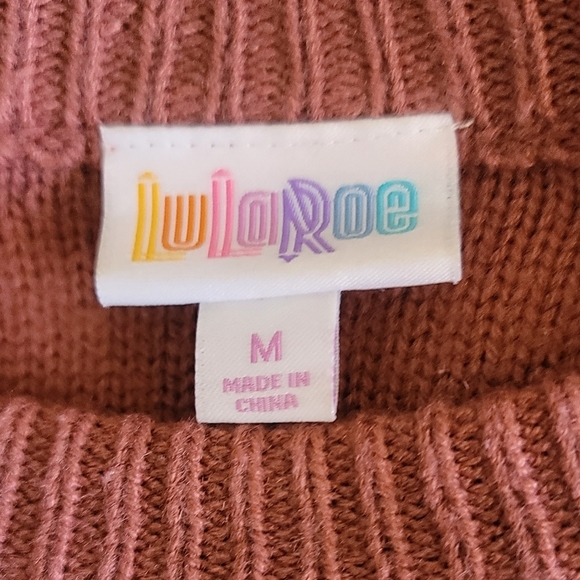 LuLaRoe Long Sleeve Dress in Rust - Picture 4 of 6